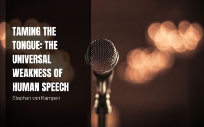 Taming the Tongue: The Universal Weakness of Human Speech